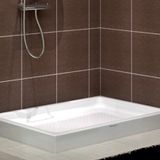 Shower Dikdörtgen Monoblok 80x90 cm Duş Teknesi