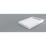 Shower Dikdörtgen Monoblok 90x120 cm Duş Teknesi