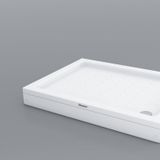 Shower Dikdörtgen Panelli 100x130 cm Duş Teknesi