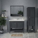 Shower Florya Banyo Dolabı 100 cm - Antrasit