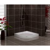 Shower Oval Monoblok 70x70 cm Duş Teknesi