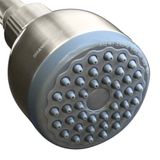 ShowerMaxx, Choice Serisi, Güçlü Jetlere Sahip 7,62 cm Ultra Yüksek Basınçlı Duş Başlığı, Fırçalanmış Nikel Kaplamalı Duş Başlığı ile Duşunuzu MAXX-haline getirin