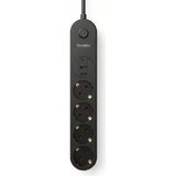 Showmax SH-4625 Termal Akım Korumalı Çoklu Priz (2 USB + 1 Type-C Çıkışlı) - Siyah