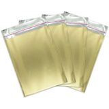 Showparty Lüx Yapışkanlı Hediye Paketi Lüks Metalize Poşet Gold 30 x 35 CM 10 Adet