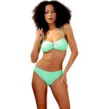 Shra Mayo Straplez Bikini Takımı - Mint - 40