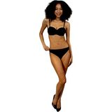Shra Mayo Straplez Bikini Takımı - Siyah - 36