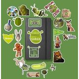 Shrek Sticker Paketi/Bullet Journal Defter Çıkartma Ajanda Laptop Etiket