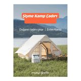 SHUFA Otomatik Şişme Çadır 4 Mevsim (ŞEFFAF PENCERE YOK)