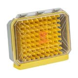 Shufa Sarı Vibrasyon Kutusu 20 x 15 x 4 cm Dayanıklı Plastik Malzeme ile İdeal Avcılar İçin