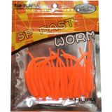 Shufa Sf Fast Worm 5.1cm Lrf Silikon Yem - Orange