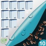 Shuii Pure Kafe Ph012 - Philips Saeco Aquaclean Için Kahve Makinesi Su Filtresi 10 Adet - Beyaz - 17x5 cm