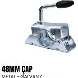 Shuivan Shuıvan Destek Tekeri Bağlama Kelepçesi 48MM Metal - Galvaniz