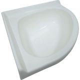 Shuivan Shuıvan Karavan & Tekne Evye Üçgen Köşe Lavabo 34X34CM - Fiber - 34 x 34 cm