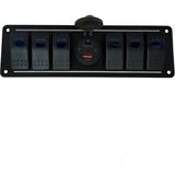 Shuivan Shuıvan Switch Panel 6'lı USB Qc 3.0 Pd Voltmetre Kontrol Paneli