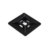 Shuivan Shuıvan Yapışkanlı Kroşe 20X20MM 100'LÜ Paket - Siyah - 20 x 20 mm