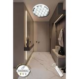 Shule2 (30CM) Kumandalı 3 Renk Modern Plafonyer LED Avize - Çok Renkli