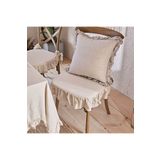 shules collection EL YAPIMI BULDAN YIKANMIS KETEN 4 TARAFI FIRFIRLI SANDALYE MİNDERİ