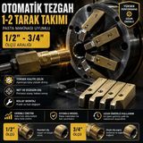Shun Tezgah Pafta Tarak Takımı 1/2-3/4 Sert Çelik