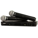 Shure BLX288E/SM58-H8E Çift El Mikrofonlu Profesyonel Kablosuz Ses Sistemi