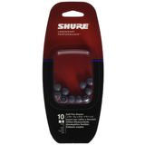 Shure EASFX1 Gri Yumuşak Esnek Kılıflar, Küçük, 10'lu Paket (5 Çift), E1, E3, E4, E5, SCL3, SCL4, SCL5, SE110, SE210, SE310, SE420, SE530, SE115, SE215, SE315, SE425, SE55 için Yedek Parçalar 35 (EAS)