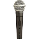 Shure SM58SE Gümüş - Siyah El Mikrofonu Dinamik Vokal Özellikleri ile Kablolu Bağlantı