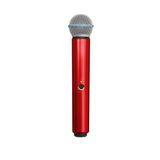 Shure WA713-RED Renkli Kulp Sadece BLX2/SM58 ve BLX2/BETA58A Kablosuz Vericiler için (Kırmızı)