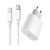 ShuTech 20W (Watt) Hızlı Şarj Adaptörü+Kablo Iphone 11 Pro Max/12 Pro Max/13 Pro Max/14 Pro Max Serisi Uyumlu - Beyaz