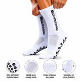 SHUTTLE PARK Kaydırmaz Futbol Çorabı Beyaz Unisex