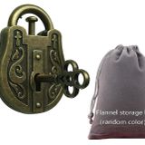 SHUYUE Kilitle ve Kilit Açma, 3D Zeka Oyunları Yapbozlar Çocuk Klasik Oyuncak Döküm Metal Açılma Sökücü Yapbozlar