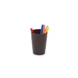 Sia 2 Adet Kalemlik Kahverengi Melamin Ofis Gereci 8X8X11Cm 320Ml