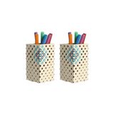 Sia 2 Adet Kalemlik Puanli Model Ofis Gereci 6X6X10Cm 200Ml
