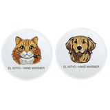 SIA 2 ADET KEDİ VE KÖPEK CEP SOBASI,EL ISITICI,SICAK SU TORBASI PVC 10x9,5cm