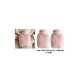 Sia 2 ADET SICAK SU TORBASI YAN CEPLİ PEMBE PELUŞ TERMOFOR 27x17x2cm 1 LİTRE