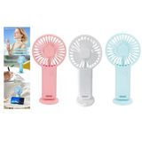 Sıa 3 Adet Mini Fan,Telefon Tutucu,Portatif El Vantilatörü Asorti 9,3X19cm Usb Şarjlı El Fanı