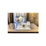 SİA ART DESİNG MERMER 5'Lİ BANYO SETİ