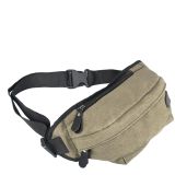 SİA ÇANTA ERKEK BODYBAG KALİTELİ KANVAS KUMAŞ ÖZEL TASARIM KALİTELİ İŞÇİLİK İKİ GÖZLÜ MÜKEMMEL BEL ÇANTA HAKİ STANDART