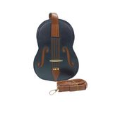 Sia Çanta Gitarlı Çocuk Çantası Çapraz , El Tutma , Sırt Askılı Kız Çocuk Çantası - Siyah - Taba - STANDART