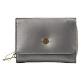 Sia Çanta Ollbag Ortaboy Sade Kadın Cüzdan Üç Yana Açılabilir Ana Bölüm Fermuarlı Bozuk Para Gözü Kaliteli Malzeme Mükemmel Işçilik Cüzdan - Gümüş