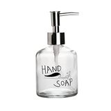 Sia El Sabunu Yazılı 300 ml 7,6x15,5 cm Cam Sıvı Sabunluk