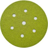 SİA Sia 1550 Siapower Zımpara 150 mm 400 Kum – Ağır Zımpara İşleri İçin Profesyonel Cırtlı Disk Zımpara 25 Adet Set - Açık Yeşil - 150mm