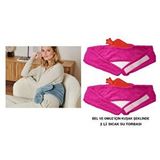 Sia SICAK SU TORBASI 2 ADET,BEL VE OMUZ ICIN KUSAK SEKLINDE PELUŞ PEMBE TERMOFOR 1500ML 160x22CM
