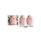 Sia SICAK SU TORBASI 2 ADET,YAN CEPLİ PEMBE PELUŞ TERMOFOR 27x17x2cm 750ml