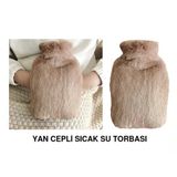 Sia SICAK SU TORBASI YAN CEPLİ BEJ PELUŞ TERMOFOR 27x17x2cm 1 LİTRE