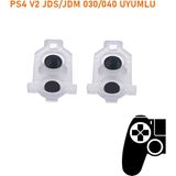 Şiar Ps4 V2 Jds Jdm 030 040 Kollar Ile Uyumlu L R L1 L2 R1 R2 Lastik Takımı