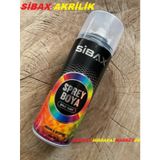 SİBAX 400ML FLORESAN PEMBE RENK SPREY BOYA YÜKSEK KALİTE