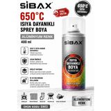 Sibax 650 Derece Isıya Dayanıklı Sprey Boya Alüminyum Renk 400 ml Ürün Kodu :S903