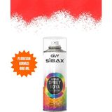 Sibax Akrilik Sprey Boya Floresan Kırmızı 400 ml