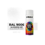 Sibax Akrilik Sprey Boya Gümüş Gri (Ral 9006) 400 ML