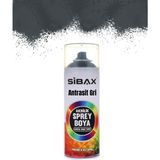 Sibax Antrasit Gri Akrilik 400 ML SPREY BOYA
