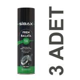 Sibax Fren Balata Temizleyici Sprey 3 x 500 ML